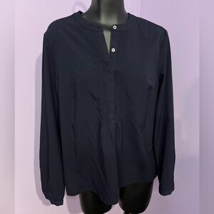 Size 8 Navy Talbots Blouse